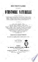 Dictionnaire universel d'histoire naturelle ...