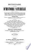 Dictionnaire universel d'histoire naturelle