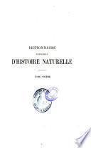 Dictionnaire universel d'histoire naturelle