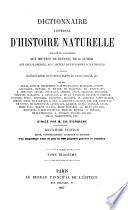 Dictionnaire universel d'histoire naturelle