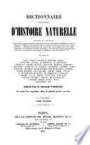 Dictionnaire universel d'histoire naturelle
