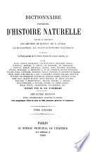 Dictionnaire universel d'histoire naturelle