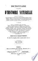 Dictionnaire universel d'histoire naturelle