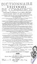 Dictionnaire universel de commerce