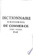 Dictionnaire Universel De Commerce