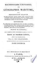 Dictionnaire Universel de Géographie Maritime