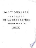 Dictionnaire universel de la géographie commerçante