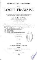 Dictionnaire universel de la langue française