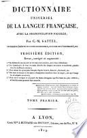 Dictionnaire universel de la langue française