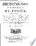 Dictionnaire universel de police