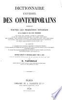 Dictionnaire universel des contemporains ...