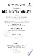Dictionnaire universel des contemporains