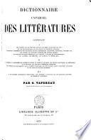 Dictionnaire universel des littératures