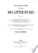 Dictionnaire universel des littératures