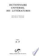 Dictionnaire universel des littératures: P-Z