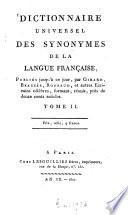 Dictionnaire universel des synonymes de la langue française