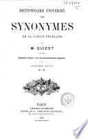 Dictionnaire universel des synonymes de la langue française
