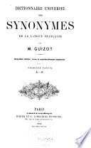Dictionnaire universel des synonymes de la langue française