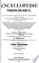 Dictionnaire universel et complet des conciles tant généraux que particuliers