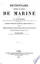 Dictionnaire universel et raisonné de marine