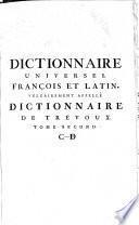 Dictionnaire universel françois et latin