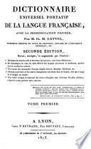 Dictionnaire universel portatif de la langue française ... Seconde édition, ... augmentée, etc