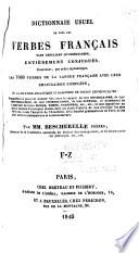 Dictionnaire usuel de tous les verbes français