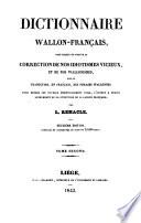 Dictionnaire Wallon-Français