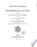 Dictionnaires topographiques de la France