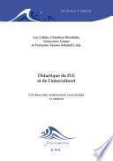 Didactique du FLE et de l'interculturel