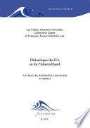 Didactique du FLE et de l'interculturel