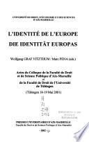 Die Identität Europas