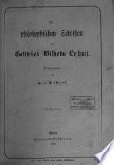 Die philosophischen Schriften von Gottfried Wilhelm Leibniz, herausg. von C.J. Gerhardt
