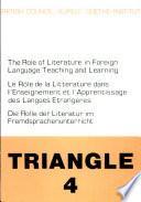Die Rolle der Literatur im Fremdsprachenunterricht