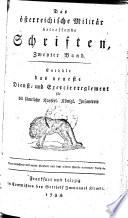 Dienst und Exercier Reglement für die k.k. Infanterie