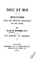Dieu et moi