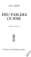 Dieu parlera ce soir