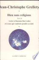 Dieu sans religions