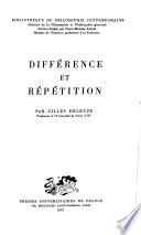 Différence et répétition