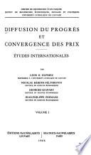 Diffusion du progrès et convergence des prix, études internationales