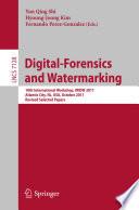 Digital Forensics and Watermarking