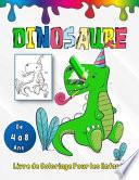 Dinosaure Livre de Coloriage Pour les Enfants de 4 à 8 Ans