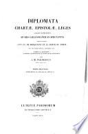 Diplomata chartae, epistolae, leges aliaque instrumenta ad res gallo-francicas spectantia: Instrumenta ab anno 628 ad annum 751