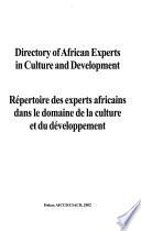 Directory of African Experts in Culture and Development