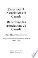 Directory of Associations in Canada