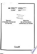 Directory of Canadian Commercial Air Services