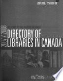 Directory of Libraries in Canada