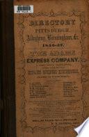Directory of Pittsburgh and Allegheny Cities, Etc