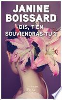 Dis, t'en souviendras-tu?