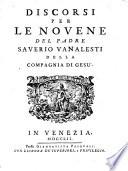 Discorsi per le Novene